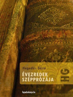 cover image of Évezredek szépprózája